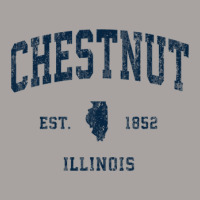 Chestnut Illinois Il Vintage Athletic Navy Sports Design Racerback Tank | Artistshot