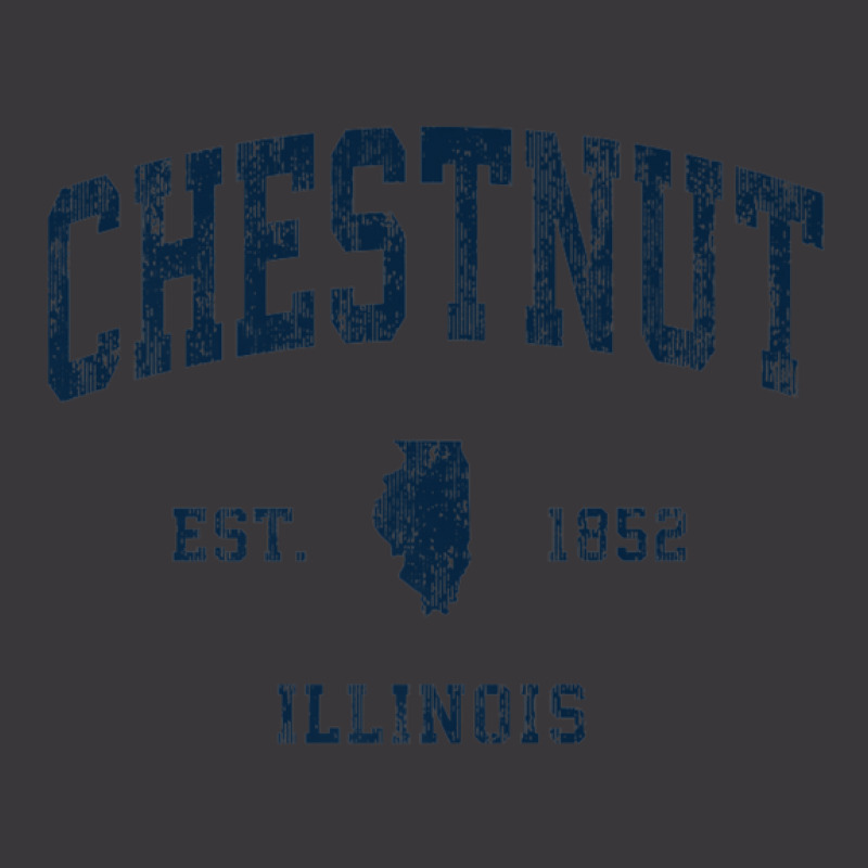 Chestnut Illinois Il Vintage Athletic Navy Sports Design Ladies Curvy T-Shirt by legatgzlezy | Artistshot