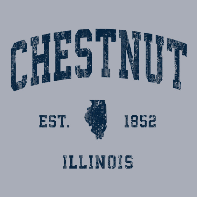 Chestnut Illinois Il Vintage Athletic Navy Sports Design Tank Dress by legatgzlezy | Artistshot