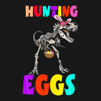 Hunting Egg Dinosaur Bone Bunny Ear Boy Kid Toddler Gift Flannel Shirt | Artistshot