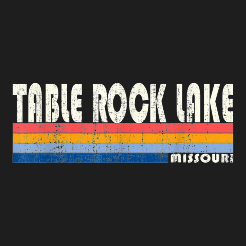 Vintage 70s 80s Style Table Rock Lake Mo Classic T-shirt by RogerHunnell | Artistshot