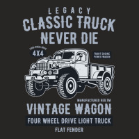 Military Vintage 4x4 Legacy Wagon Truck Gift Ladies Fitted T-shirt | Artistshot