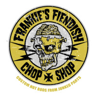 Frankie's Fiendish Chop Shop V-neck Tee | Artistshot