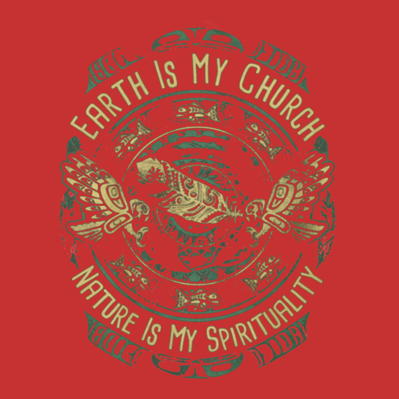 Native American Earth Is My Church Nature Is My Spirituality V-Neck Tee by kaseemsaiga3 | Artistshot