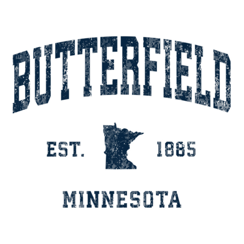 Butterfield Minnesota Mn Vintage Athletic Navy Sports Design V-Neck Tee by legatgzlezy | Artistshot