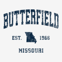 Butterfield Missouri Mo Vintage Athletic Navy Sports Design Graphic T-shirt | Artistshot