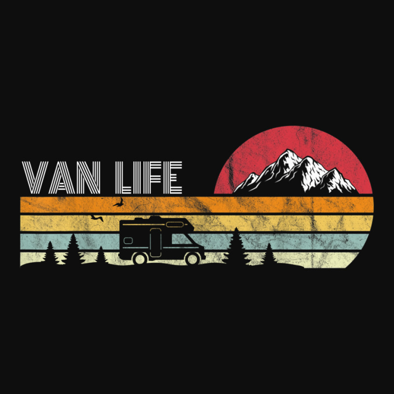 Van Life Vintage Retro 80s Style – Van Life Vandwelling Camper Van G Crop Top by iiragazuzaw | Artistshot