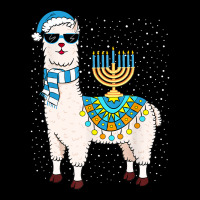 Llama With Jewish Hanukkah Chanukah Menorah Pocket T-shirt | Artistshot