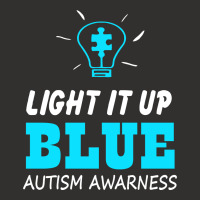 Light It Up Blue Autism Awareness Champion Hoodie | Artistshot