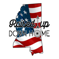 Raised Up Down Home Mississippi For Light Crop Top | Artistshot