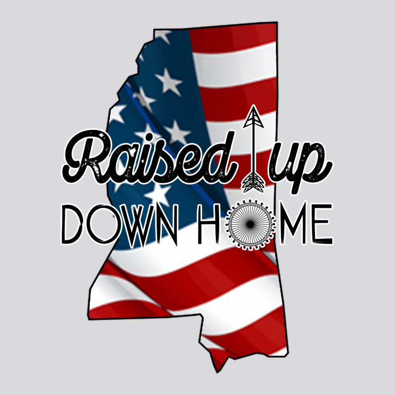 Raised Up Down Home Mississippi For Light Women's Triblend Scoop T-shirt by autlu2024 | Artistshot