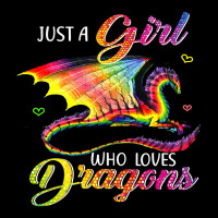 Just A Girl Who Loves Dragons Cute Dragon Themed Teen 95 Women's V-neck T-shirt | Artistshot