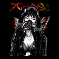 Japanese Cyberpunk Gas Mask Vaporwave Urban Futurist Style Girl Women's V-neck T-shirt | Artistshot