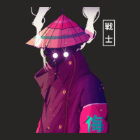 Japanese Cyberpunk Samurai Warrior Ladies Fitted T-shirt | Artistshot