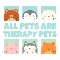 All Pets Are Therapy Pets Animal Pet Therapy Mental Health Baby Tee | Artistshot