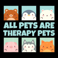 All Pets Are Therapy Pets Animal Pet Therapy Mental Health Toddler 3/4 Sleeve Tee | Artistshot