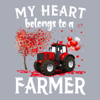 My Heart Belongs To A Farmer  Farmer Valentine For Wife Tank Dress | Artistshot