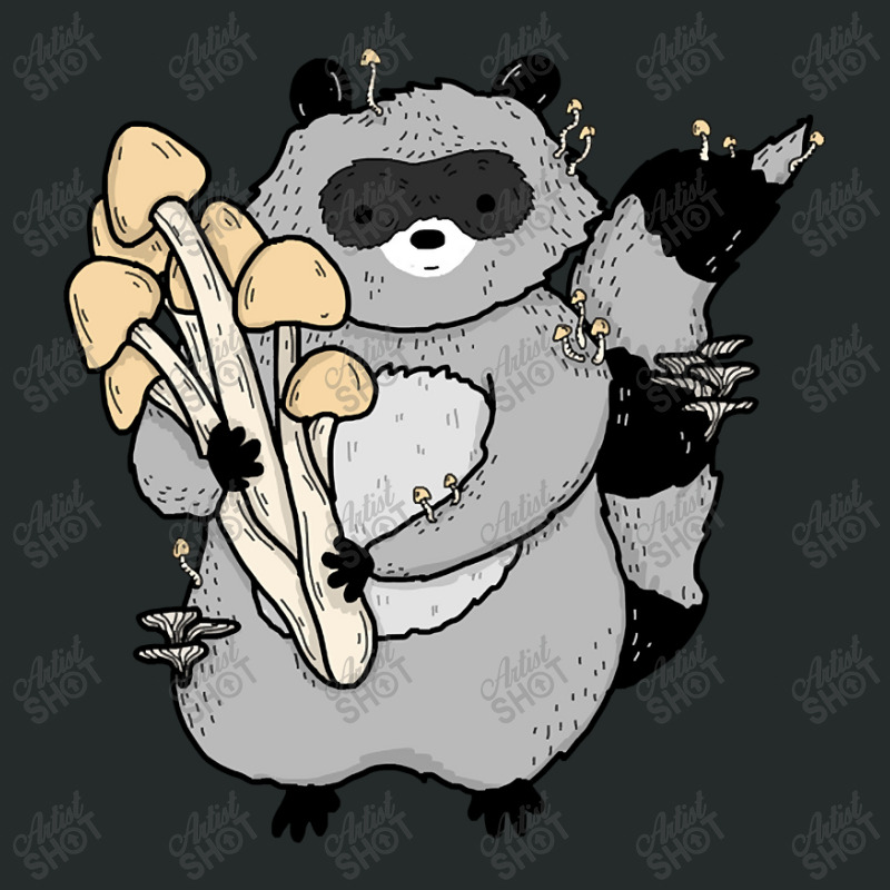 Hot Trend Mushy Raccoon Women's Triblend Scoop T-shirt by macklinsampson | Artistshot