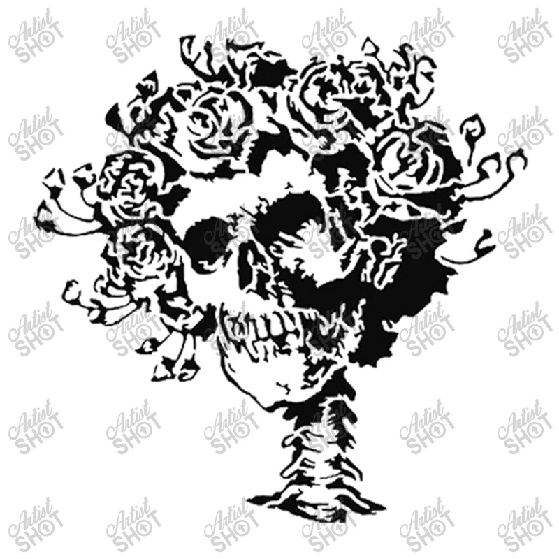 Grateful Skull Hairs Sticker | Artistshot