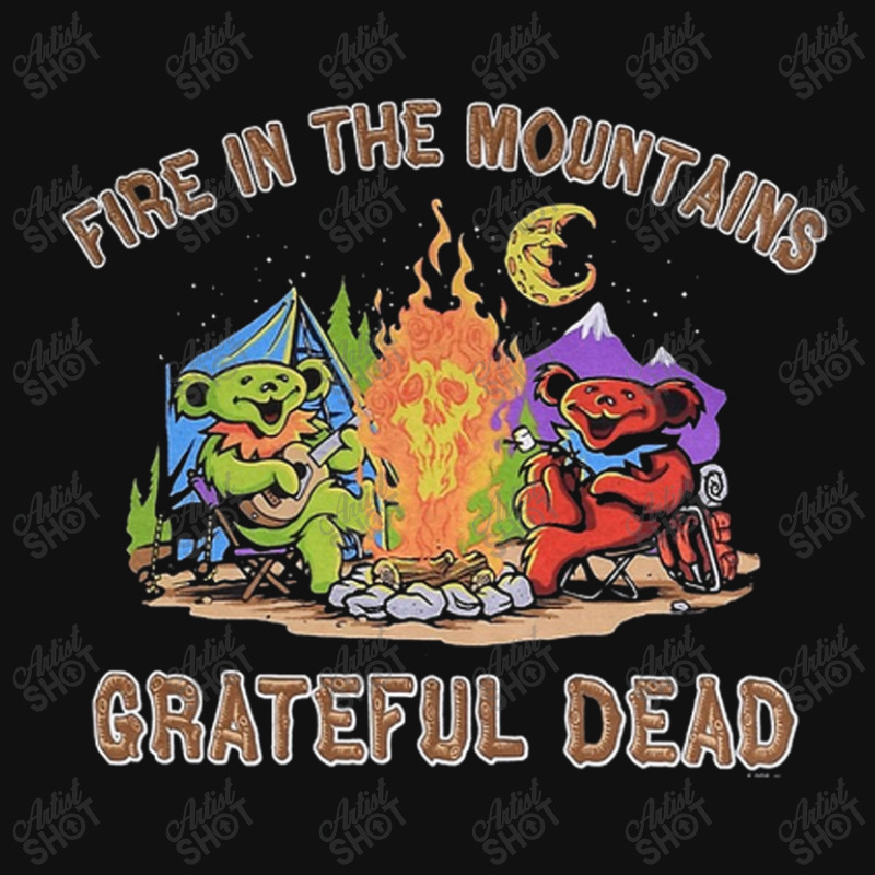 Grateful Fire In Mountains Graphic T-shirt | Artistshot