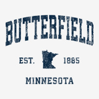 Butterfield Minnesota Mn Vintage Athletic Navy Sports Design Graphic T-shirt | Artistshot