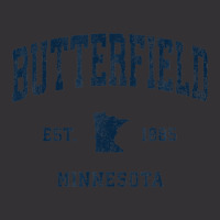 Butterfield Minnesota Mn Vintage Athletic Navy Sports Design Vintage Hoodie And Short Set | Artistshot