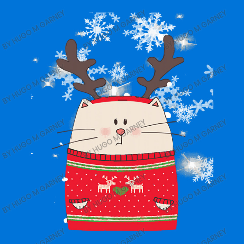 Cat Christmas Cute Cat Reindeer Christmas Costume Gift Graphic T-shirt by Hugo M Garney | Artistshot