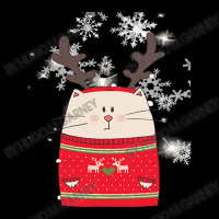 Cat Christmas Cute Cat Reindeer Christmas Costume Gift Men's 3/4 Sleeve Pajama Set | Artistshot