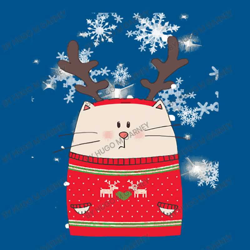 Cat Christmas Cute Cat Reindeer Christmas Costume Gift Classic T-shirt by Hugo M Garney | Artistshot