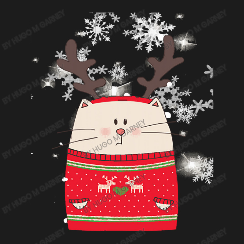 Cat Christmas Cute Cat Reindeer Christmas Costume Gift Hoodie & Jogger set by Hugo M Garney | Artistshot