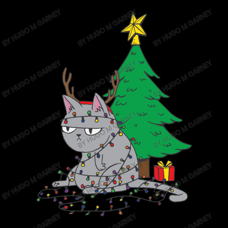 Cat Christmas Lights And Christmas Tree Long Sleeve Shirts by Hugo M Garney | Artistshot