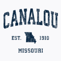 Canalou Missouri Mo Vintage Athletic Navy Sports Design T-shirt | Artistshot