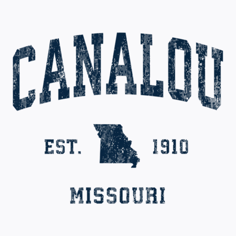 Canalou Missouri Mo Vintage Athletic Navy Sports Design T-Shirt by legatgzlezy | Artistshot