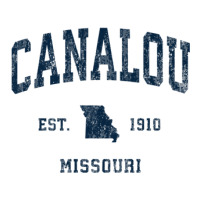 Canalou Missouri Mo Vintage Athletic Navy Sports Design V-neck Tee | Artistshot