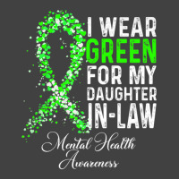 I Wear Green For My Daughter In Law Mental Health Awareness Vintage T-shirt | Artistshot