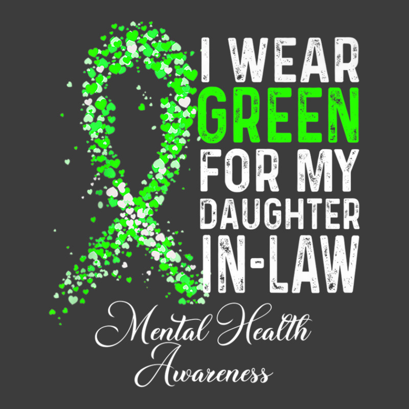 I Wear Green For My Daughter In Law Mental Health Awareness Men's Polo Shirt | Artistshot