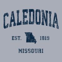 Caledonia Missouri Mo Vintage Athletic Navy Sports Design Tank Dress | Artistshot