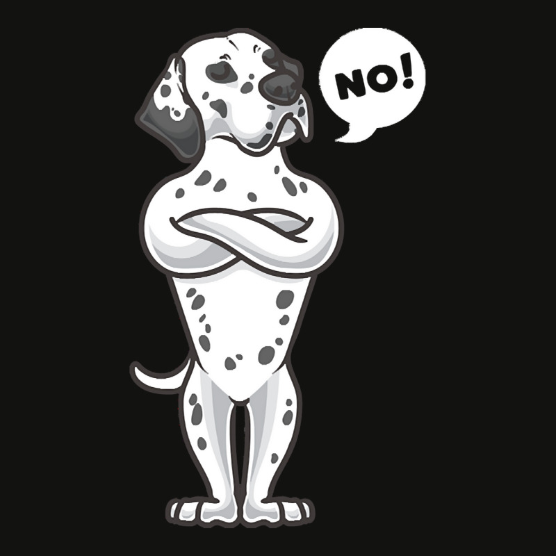 Dalmatian Dog T Shirtstubborn Dalmatian Dog Funny T Shirt Scorecard Crop Tee by cheyannemurazik415 | Artistshot