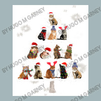 Cat Christmas Lovely Cats Christmas Tree Costume Unisex Sherpa-lined Denim Jacket | Artistshot