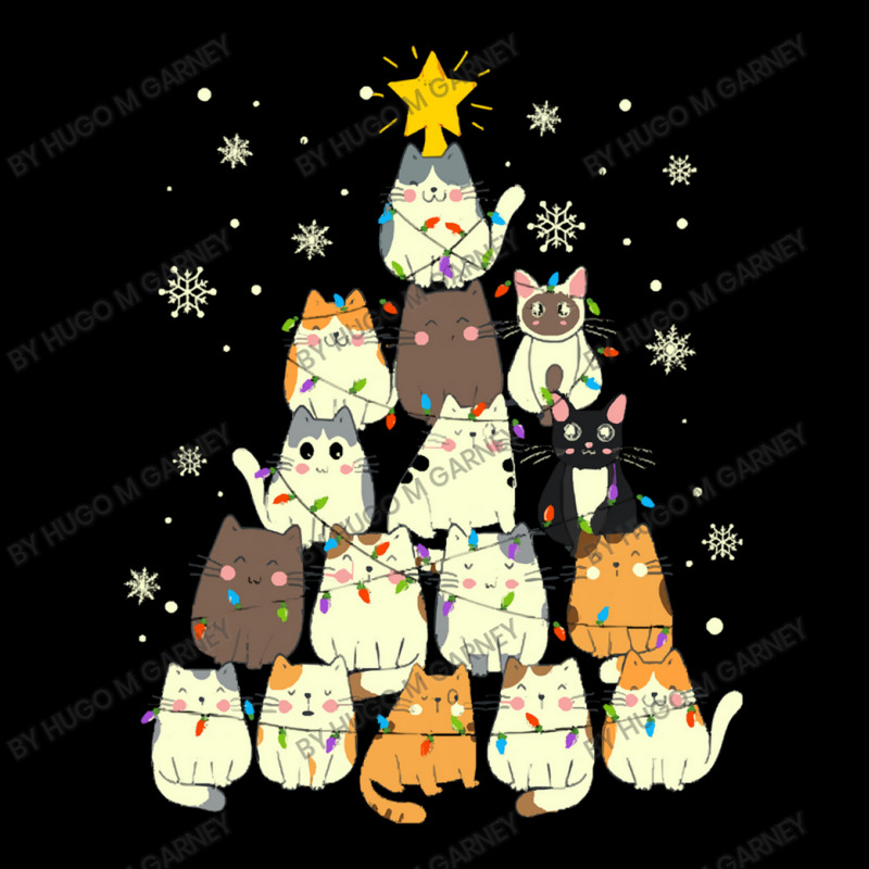 Cat Christmas Tree Christmas Cat Tree   Cat Lover Christmas Zipper Hoodie by Hugo M Garney | Artistshot