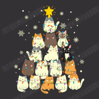 Cat Christmas Tree Christmas Cat Tree   Cat Lover Christmas Vintage Short | Artistshot