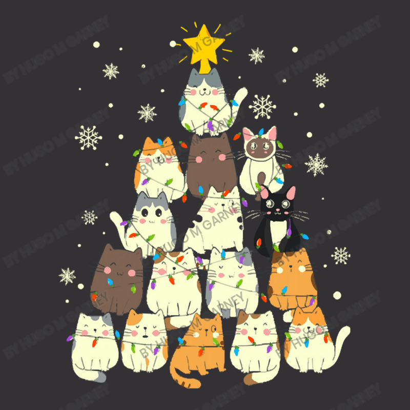 Cat Christmas Tree Christmas Cat Tree   Cat Lover Christmas Vintage Short by Hugo M Garney | Artistshot