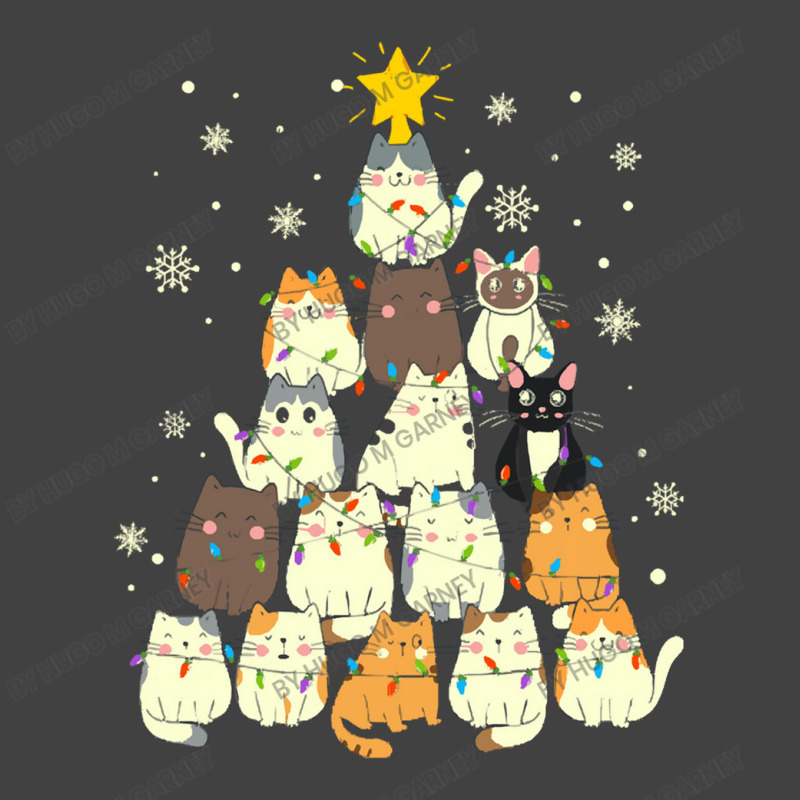 Cat Christmas Tree Christmas Cat Tree   Cat Lover Christmas Vintage T-Shirt by Hugo M Garney | Artistshot