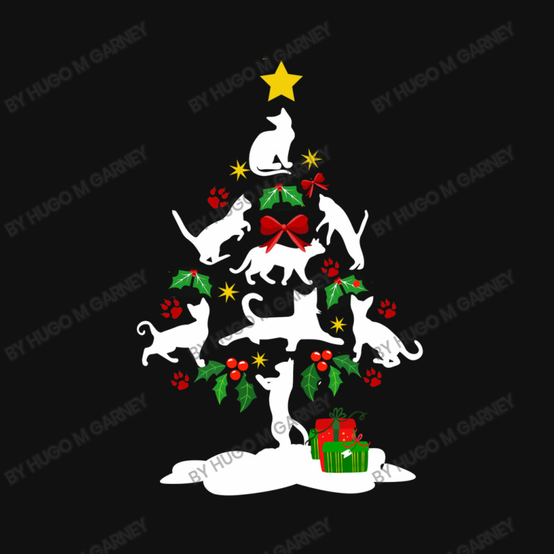 Cat Christmas Tree Xmas Gift For Cat Lovers Graphic T-shirt by Hugo M Garney | Artistshot