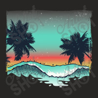 Hot Trend Palm Tree-lc6ez Ladies Fitted T-shirt | Artistshot