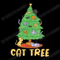 Cat Tree With Cats And Christmas Tree Men's Long Sleeve Pajama Set | Artistshot