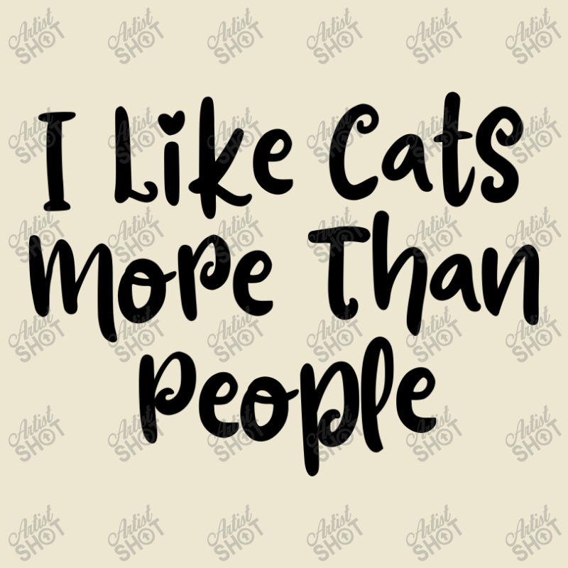 I Like Cats More Than People  Funny Cat T Shirt- Cat Lady- Cat Lovers Cropped Hoodie by thebestisback | Artistshot