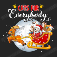 Cats For Everybody Funny Christmas For Cat Santa Lover Unisex Hoodie | Artistshot