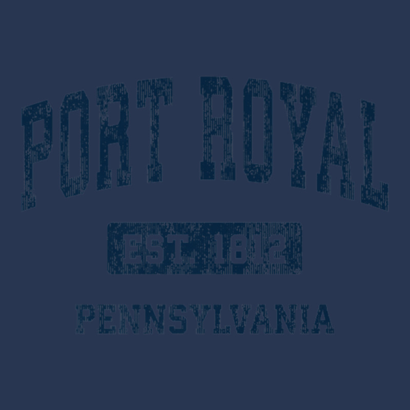 Port Royal Pennsylvania Pa Vintage Athletic Sports Design Men Denim Jacket | Artistshot