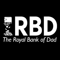 Royal Bank Of Dad Funny Cropped Hoodie | Artistshot